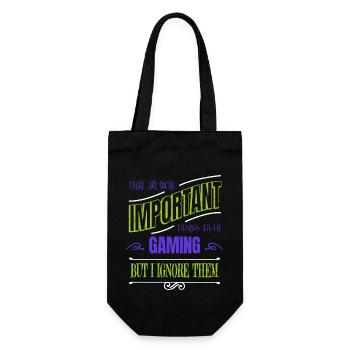 Cool fête des pères chemise jeu vidéo cadeau idée - Sac à bouteille - noir - Devant