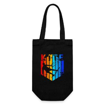 Kite - Geschenkbeutel für Flaschen - Schwarz - Vorne
