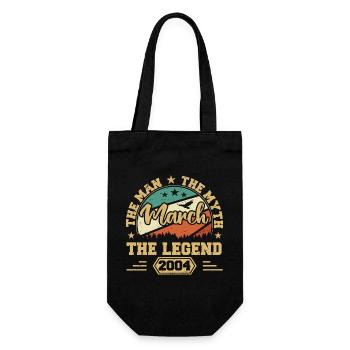 March 2004 Jubilee 2004 Legends March - Gift Bag for Bottles - black - Front