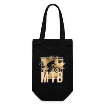 MTB - Geschenkbeutel für Flaschen - Schwarz - Vorne