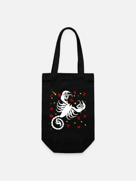 Skorpion-Farbe - Geschenkbeutel für Flaschen - Schwarz