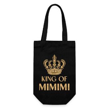 King of mimimi - Gift Bag for Bottles - black - Front