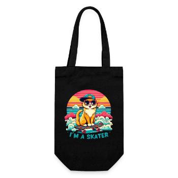 Je suis un patineur - Sac à bouteille - noir - Devant