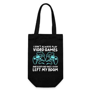Gamer Gaming - Geschenkbeutel für Flaschen - Schwarz - Vorne