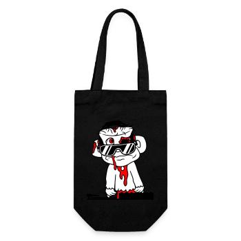 Zombie Horror Halloween DJ Party Music Mixer - Gift Bag for Bottles - black - Front