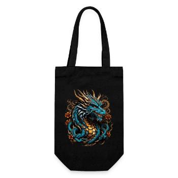 Mystic Dragon - Gift Bag for Bottles - black - Front