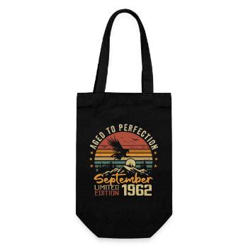 September 1962 Anniversaire Nées en Septembre 1962 - Sac à bouteille - noir - Devant