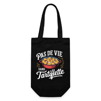 Pas de vie sans tartiflette - Sac à bouteille - noir - Devant