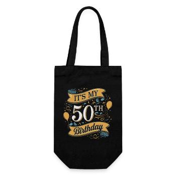 It's my 50th Birthday - Sac à bouteille - noir - Devant
