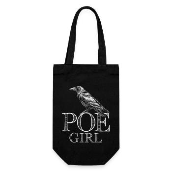 Literarischer Gothic-Stil - Geschenkbeutel für Flaschen - Schwarz - Vorne