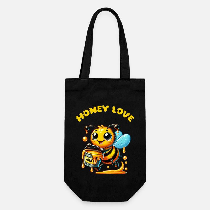 Abeille Abeille Abeille - Sac à bouteille - noir
