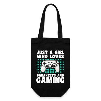 Gamer et Perruches : Jeux Vidéo et Aventure Coloré - Sac à bouteille - noir - Devant