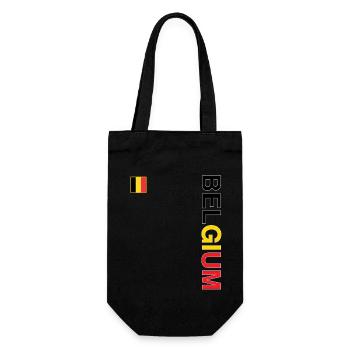 BELGIUM team supporter football - Sac à bouteille - noir - Devant