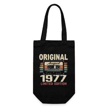 Août 1977 August 1977 Cadeau Août 1977 August 1977 - Sac à bouteille - noir - Devant