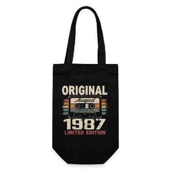 August 1987 August 1987 Gift August 1987 August 1987 - Gift Bag for Bottles - black - Front