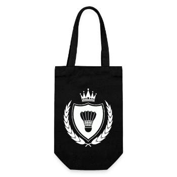 Armoiries badminton - Sac à bouteille - noir - Devant