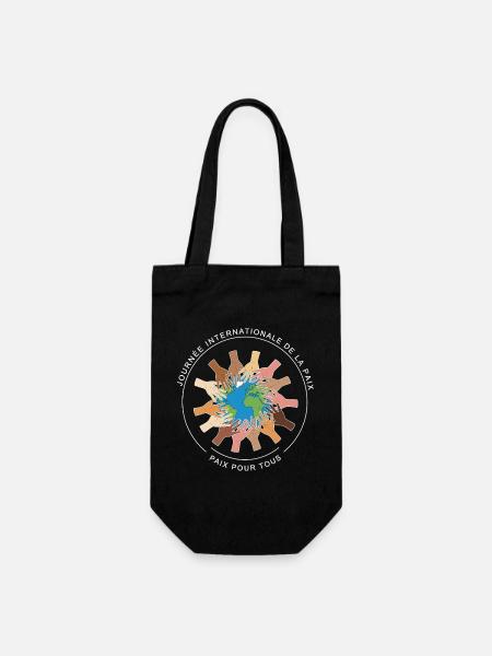 Journée Internationale de la Paix - Geschenkbeutel für Flaschen - Schwarz