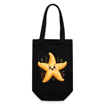 Starfish Costume Sea Creature Under Water Summer - Gift Bag for Bottles - black - Front