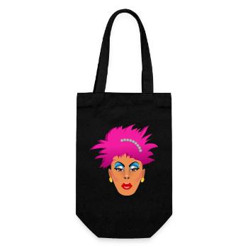 Pink Drag Queen - Gift Bag for Bottles - black - Front