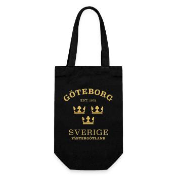 Göteborg Gothenburg Sverige Sweden Schweden - Gift Bag for Bottles - black - Front