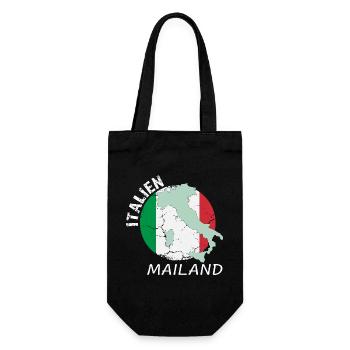 Milan - Gift Bag for Bottles - black - Front
