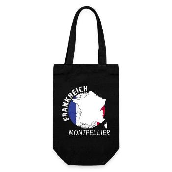Montpellier - Geschenkbeutel für Flaschen - Schwarz - Vorne