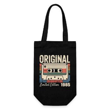 41ème anniversaire - Cadeau Vintage 1985 - Sac à bouteille - noir - Devant