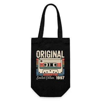 29th Anniversary - Vintage Gift 1997 - Gift Bag for Bottles - black - Front