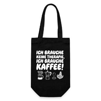 J’ai besoin d’icônes de Coffee Saying with Coffee - Sac à bouteille - noir - Devant