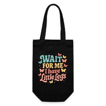 Cute Saying Humor Meme Funny Gift Idea - Gift Bag for Bottles - black - Front