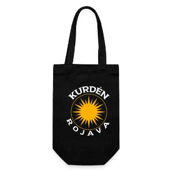 Kurdes Rojava - Sac à bouteille - noir - Devant