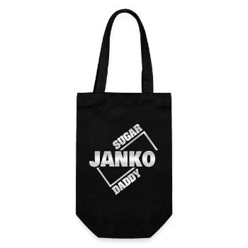 Geld Janko - Geschenkbeutel für Flaschen - Schwarz - Vorne
