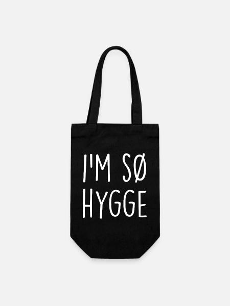 Hygge Denmark Dänemark - Gavepose til flasker - sort