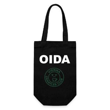 OIDA Vienna Grantler Club - Geschenkbeutel für Flaschen - Schwarz - Vorne