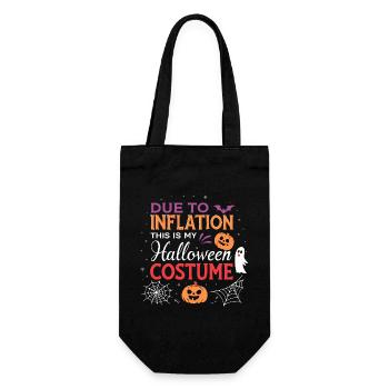 Déguisement Halloween Inflation Humour - Sac à bouteille - noir - Devant
