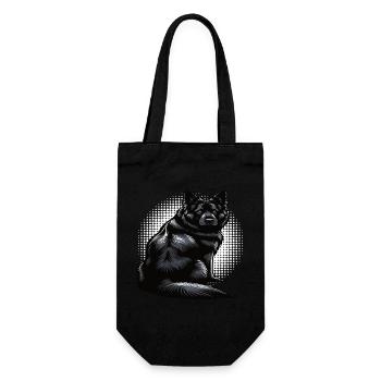 Black German Shepherd German Shepherd Owner - Gift Bag for Bottles - black - Front