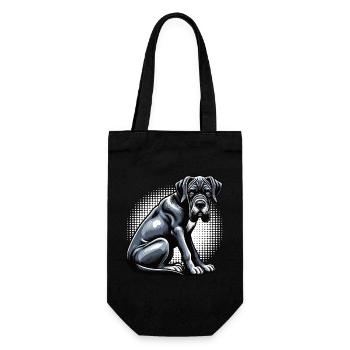 Great Dane Great Dane Owner Great Dane Fan - Gift Bag for Bottles - black - Front