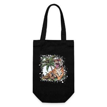 Tiger Summer Comic - Sac à bouteille - noir - Devant