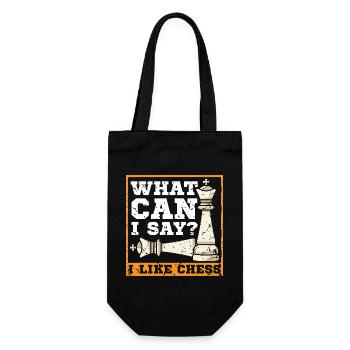 Échiquier des joueurs d’échecs - Sac à bouteille - noir - Devant