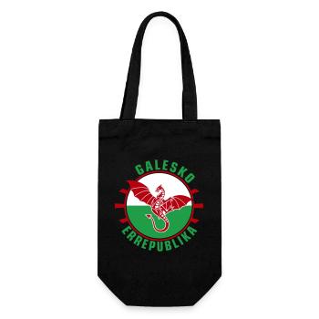 Galesko Errepublika - Welsh Republic - Gift Bag for Bottles - black - Front