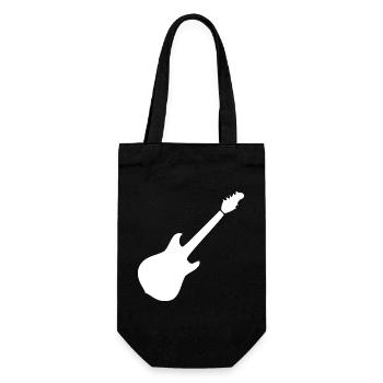 Musicien Cadeau pour la Musique de Guitare - Sac à bouteille - noir - Devant