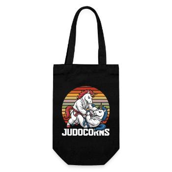 Judocorns Unicorns Judo Arts Martiaux Rétro - Sac à bouteille - noir - Devant