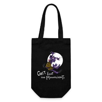 Can’t fight the Moonlight - Geschenkbeutel für Flaschen - Schwarz - Vorne
