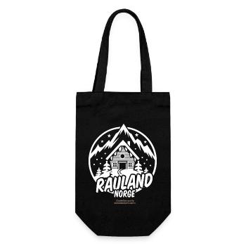 Rauland Norway Ski T-Shirt Design - Gift Bag for Bottles - black - Front
