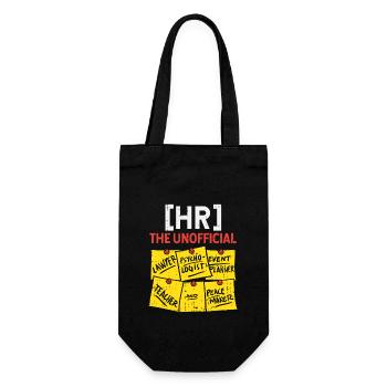 HR The Unofficial Lawyer Psychologist EventPlanner - Sac à bouteille - noir - Devant