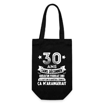30 Ans Anniversaire Cadeau 30 ans - Sac à bouteille - noir - Devant