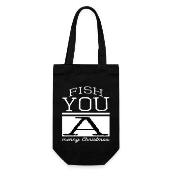christmas present axie quote funny sayings - Geschenkbeutel für Flaschen - Schwarz - Vorne