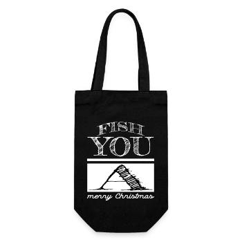 Beach Buy Beach Holiday Dino Bike Moon Fisherman - Gift Bag for Bottles - black - Front