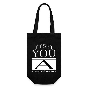 Citation Fish Hook Barbe Dinosaure Fan heureux - Sac à bouteille - noir - Devant