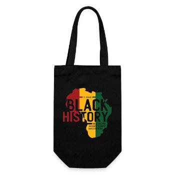 Africa Colors Histoire noire - Sac à bouteille - noir - Devant